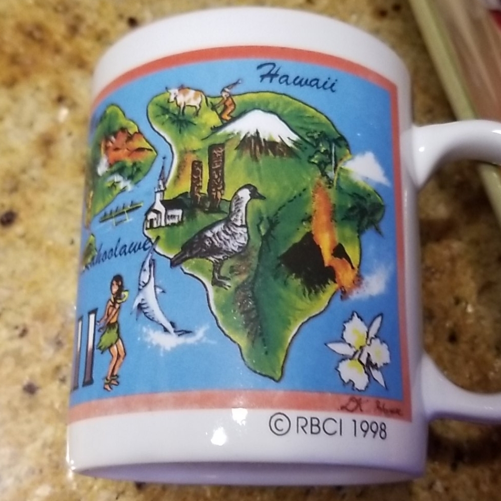Hawaii VTG Souvenir Porcelain 8oz Coffe/Tea Mug